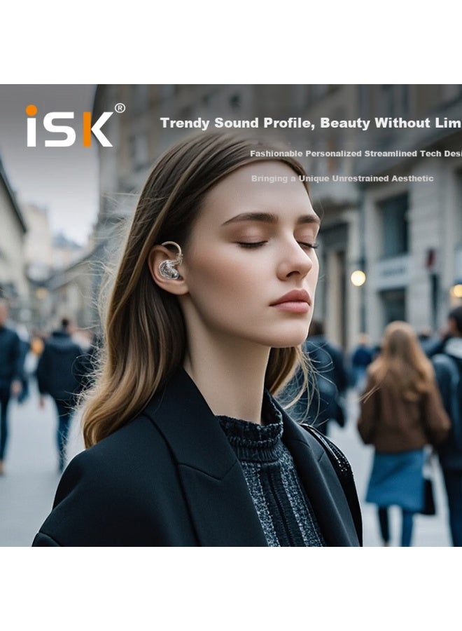 Isk Sem7 Professional In-ear Monitor Earphones For Mobile, Computer, Sound Card Singing, Recording, High-resolution, High-fidelity, Stylish Music Gift Earbuds - Image 2