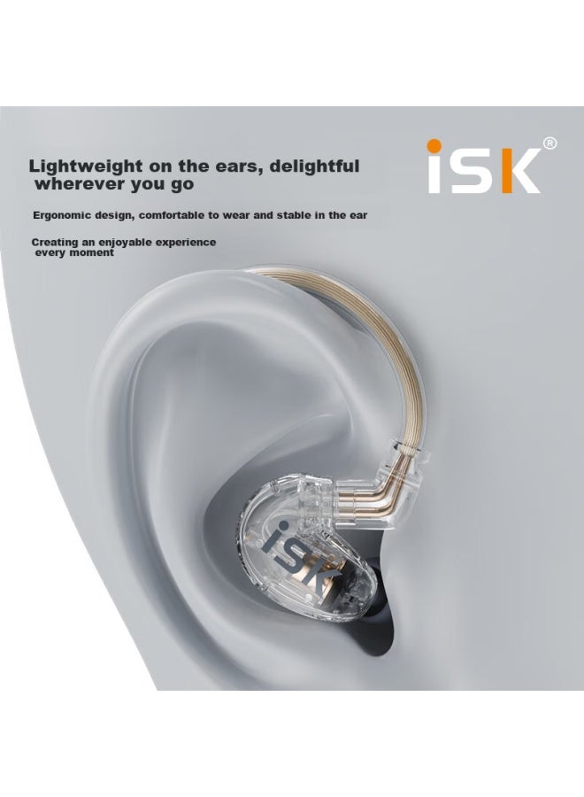 Isk Sem7 Professional In-ear Monitor Earphones For Mobile, Computer, Sound Card Singing, Recording, High-resolution, High-fidelity, Stylish Music Gift Earbuds - Image 3