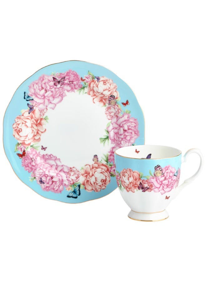 Royal Albert Miranda Collaboration Bone China Mug And Snack Plate Two-piece Tableware Set Gift - Image 2