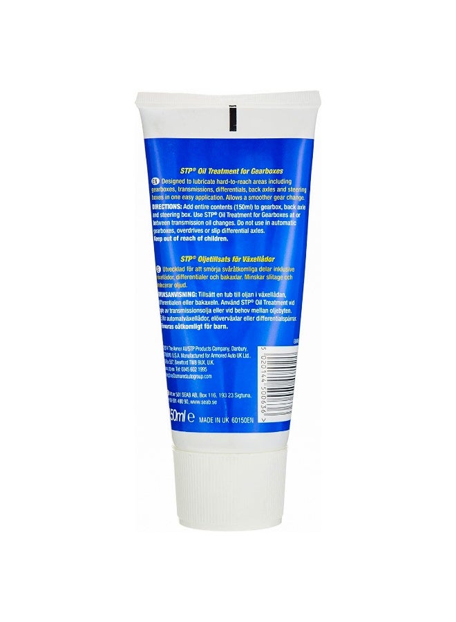 STP Oil Treatment for Gearboxes 150ml, Manual Transmission Gear Oil Additive, Friction and Noise Reducer for Gearboxes Differentials Back Axles and Steering Boxes, Smoother Gear Change Lubrication - Image 3