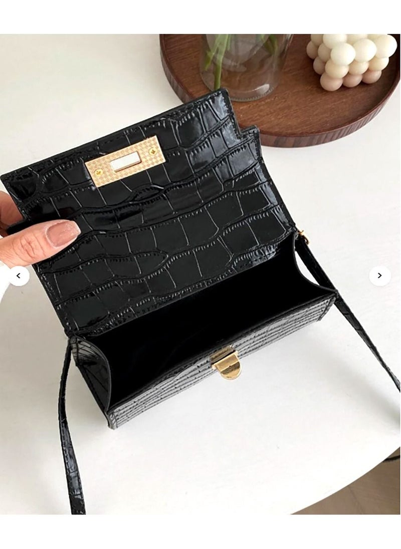 Tat - Casual Shoulder Bag For Regular Use –black - Image 1