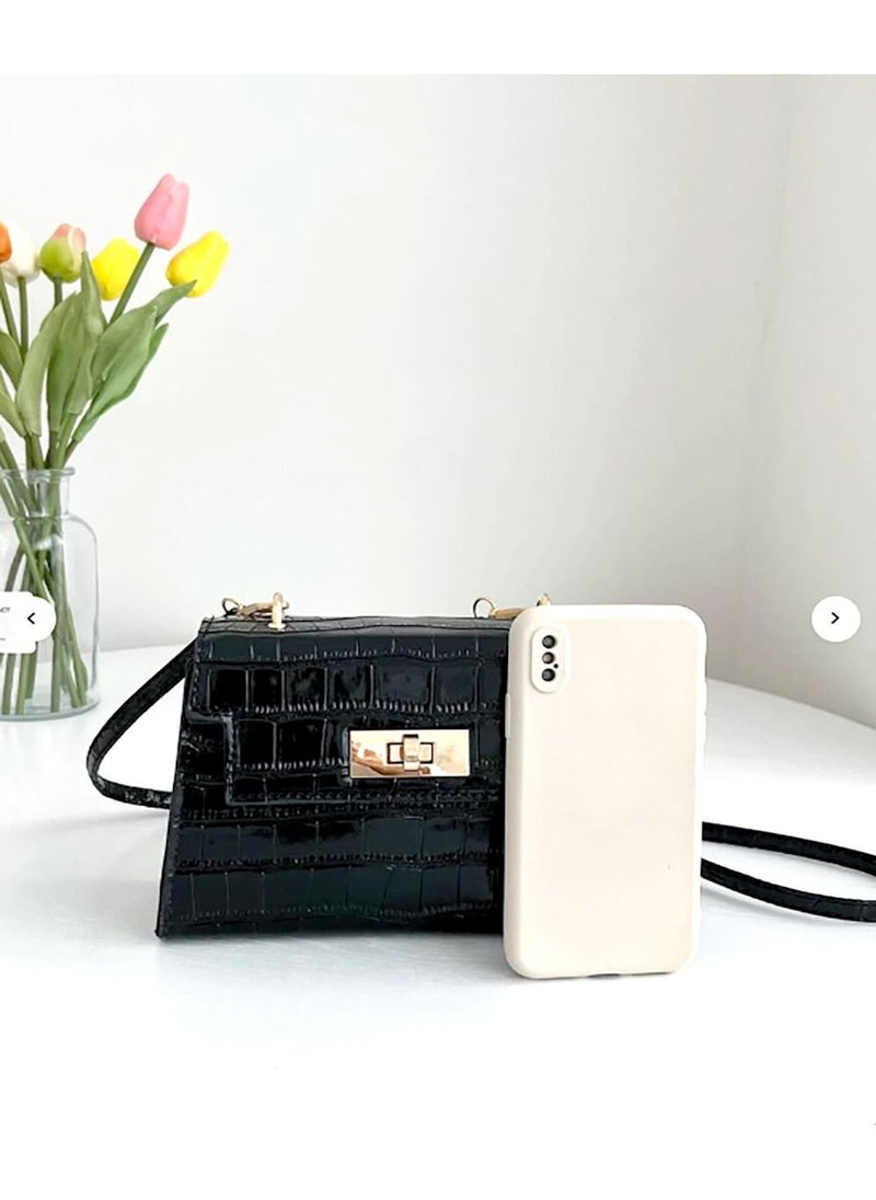 Tat - Casual Shoulder Bag For Regular Use –black - Image 1