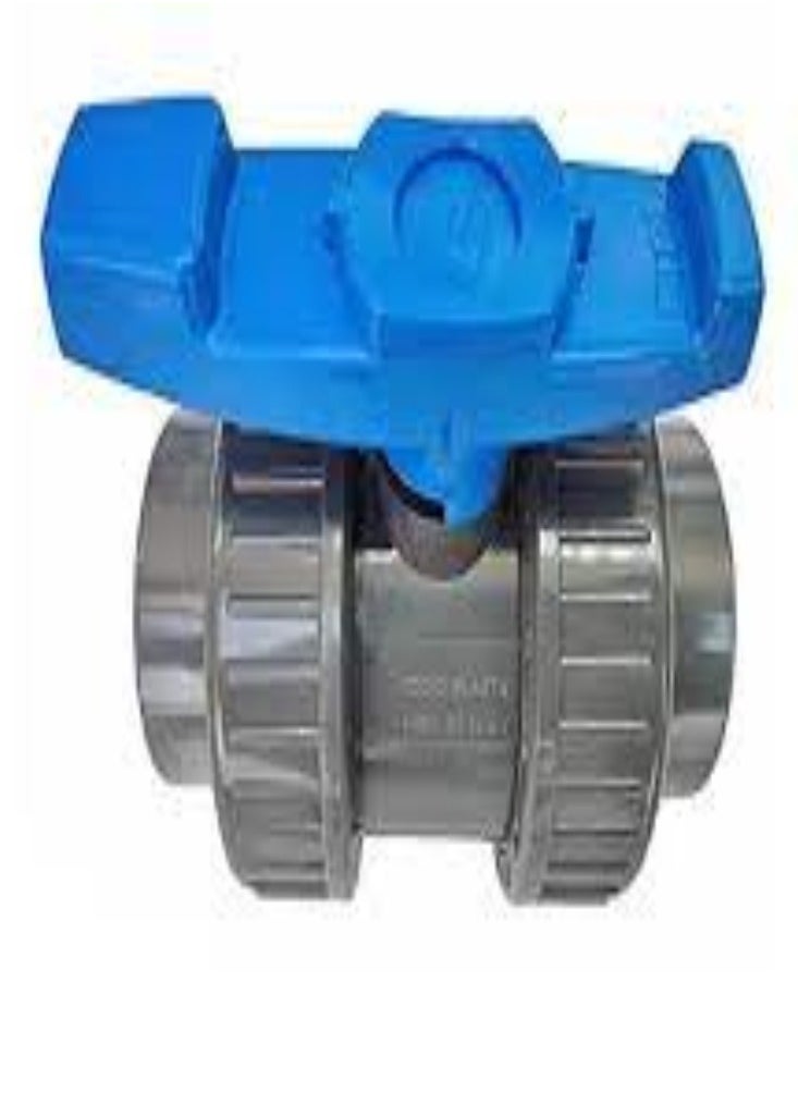 KNP - KNP Union Ball Valve PVC Pipe Fitting (3/4 Inch) is a versatile and durable component designed to regulate the flow of water in PVC pipe systems. - Image 1