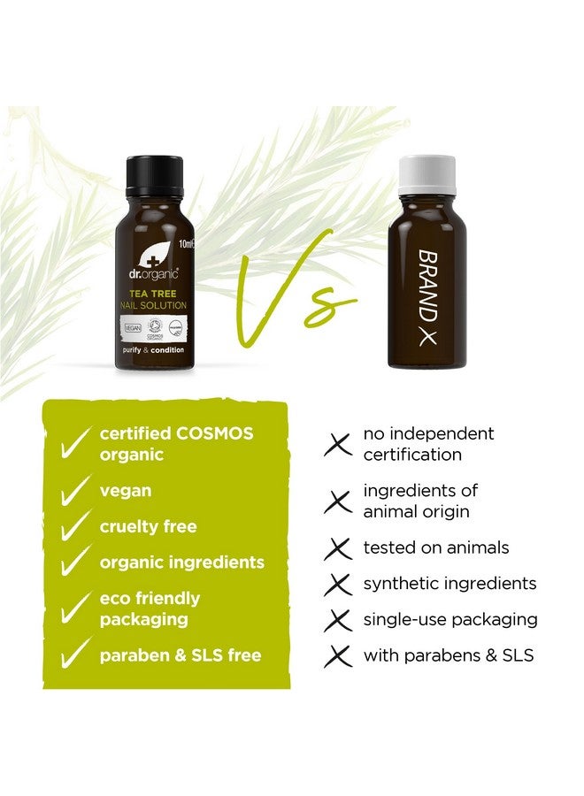 دكتور أورجانيك محلول شجرة الشاي العضوي للأظافر من شركة Organic Doctor، 0.34 أونصة سائلة - Image 2