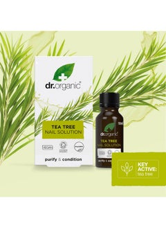 dr.organic Organic Doctor Tea Tree Nail Solution, 0.34 Fluid Ounce  - Image 3
