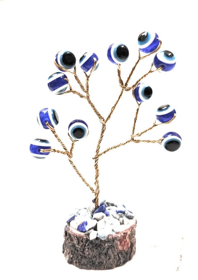 Evil Eye Tree for Protection Good Luck Prosperity Gift Showpiece and Home Decor