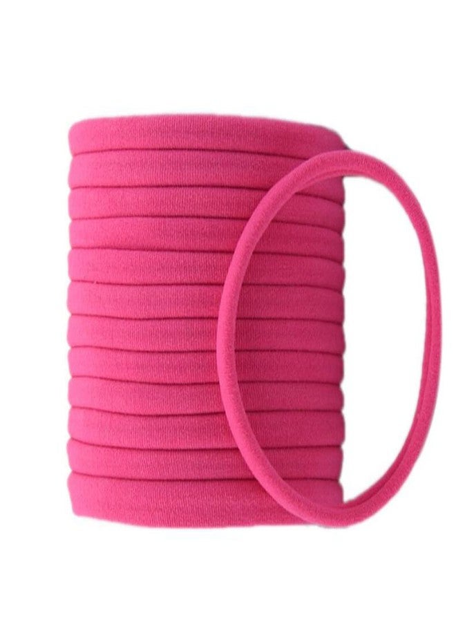 FZBNSRKO 100pcs Multi-function Super Soft High Stretchy Baby Newborn Infants Headbands,DIY Crafts Elastics,Ear Bands Loops Ties Ropes for Newborn Infant Toddler Baby Girls - Image 2