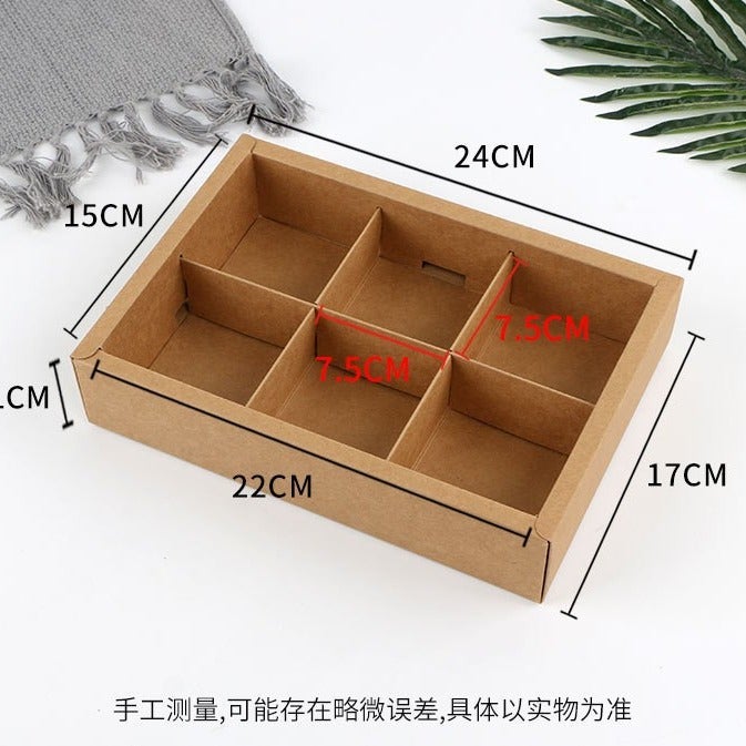 6 Gongge Thickened 80G Mid-Autumn Moon Cake Gift Box Egg Yolk Crisp Green Ball Packing Box Nougat Snowflake Crisp Packing Box - Image 5