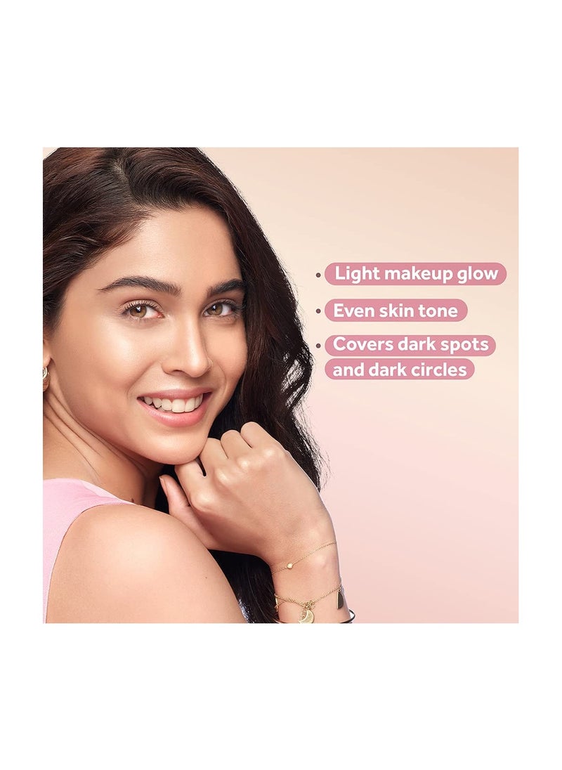 POND'S Bb+ Cream, Instant Spot Coverage + Light Make-Up Glow, Ivory 30G, Natural