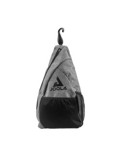 JOOLA Essentials Sling Pickleball Bag - Fits 2 Rackets and 2 Balls - Features Front Pocket, Fence Hook, & Water Bottle Mesh Pocket - Reversible Left or Right Single Backpack Strap