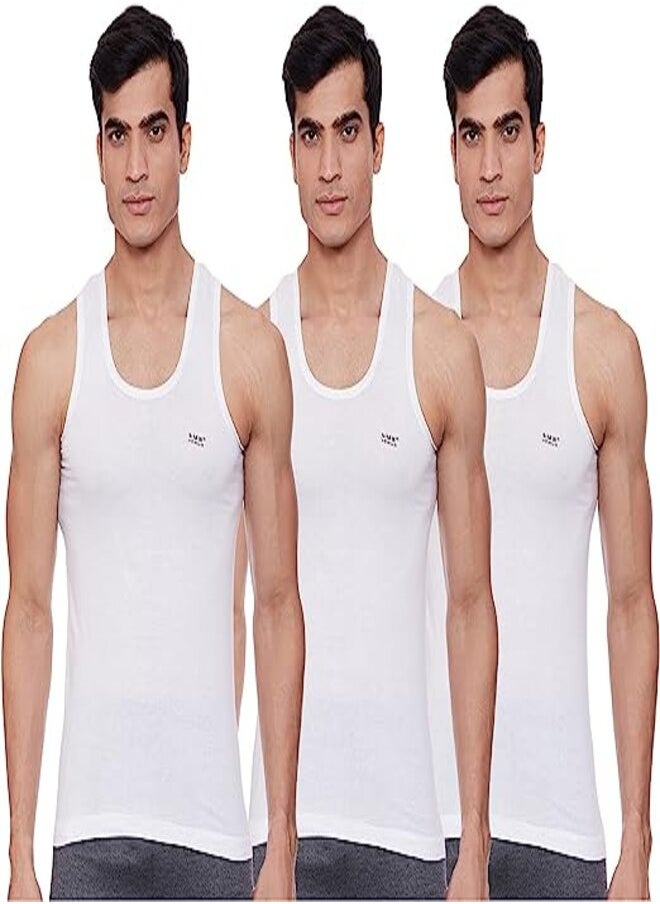 Lux Men's Cotton Vest (Pack of 3)  - Image 1