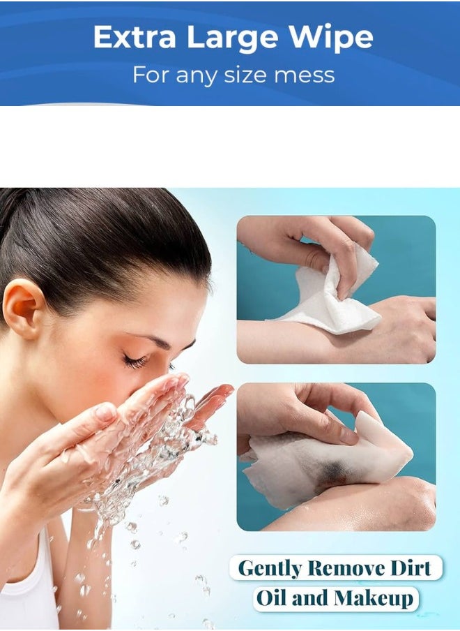 Halapack - [200 PCS] Halapack Black Plain Pouch Refreshing Wet Wipes with Fluorescent Fragrance – Ideal for Hand Cleaning After Food - Image 1