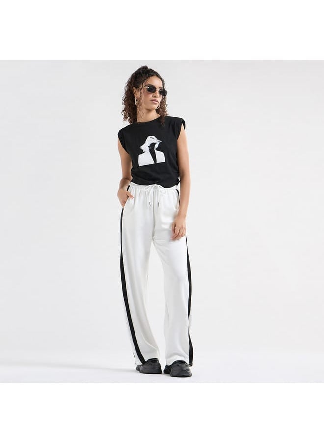 Splash FAV - Panelled Track Pants with Drawstring Closure and Pockets - Image 1