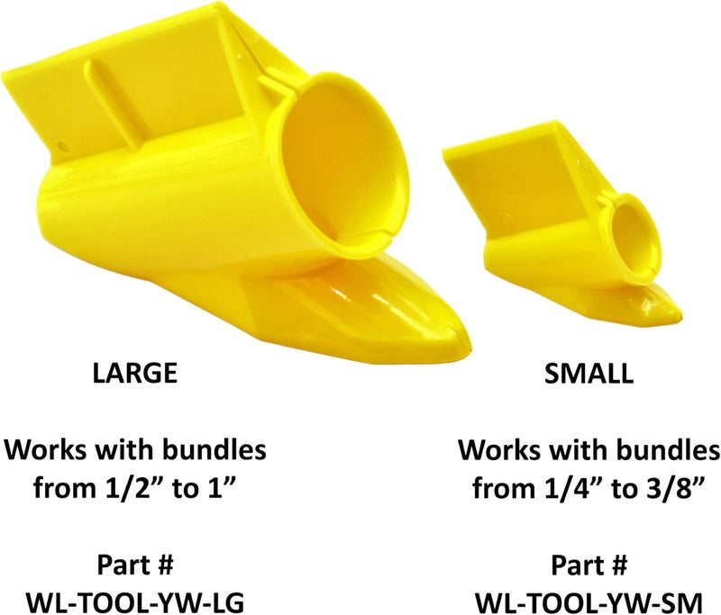 Electri Duct Yellow Loom Tool - Cable Insertion for Small Bundles from 1/4" to 3/8" - Image 3
