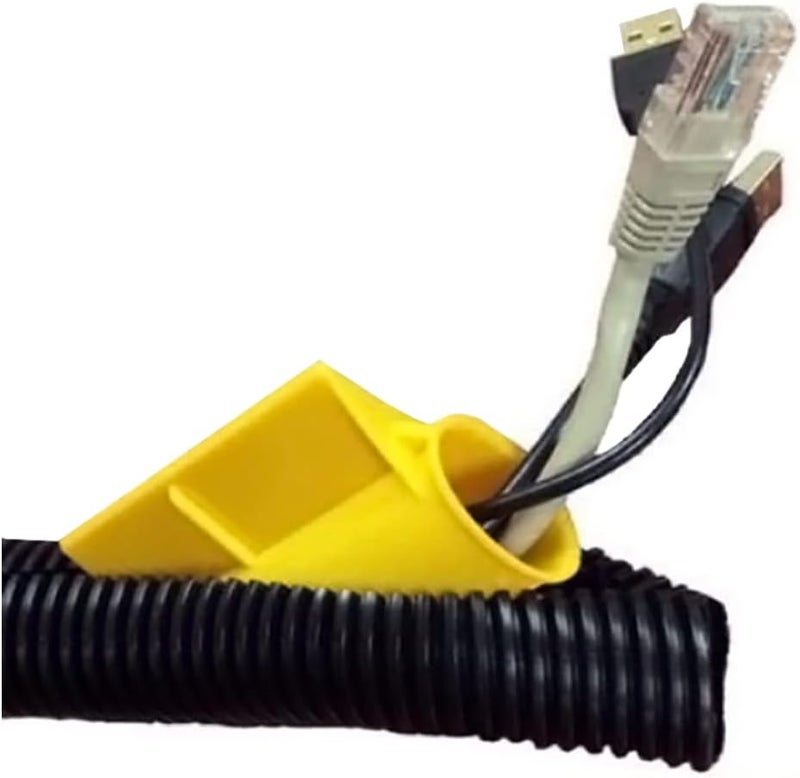 Electri Duct Yellow Loom Tool - Cable Insertion for Small Bundles from 1/4" to 3/8" - Image 1