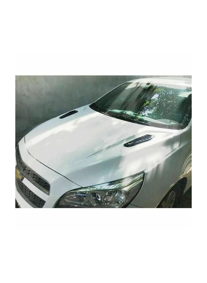 Generic 1-Pair Racing Car Hood Fender Decorative,Car Bonnet Hood Scoop Cover Trims - Image 5