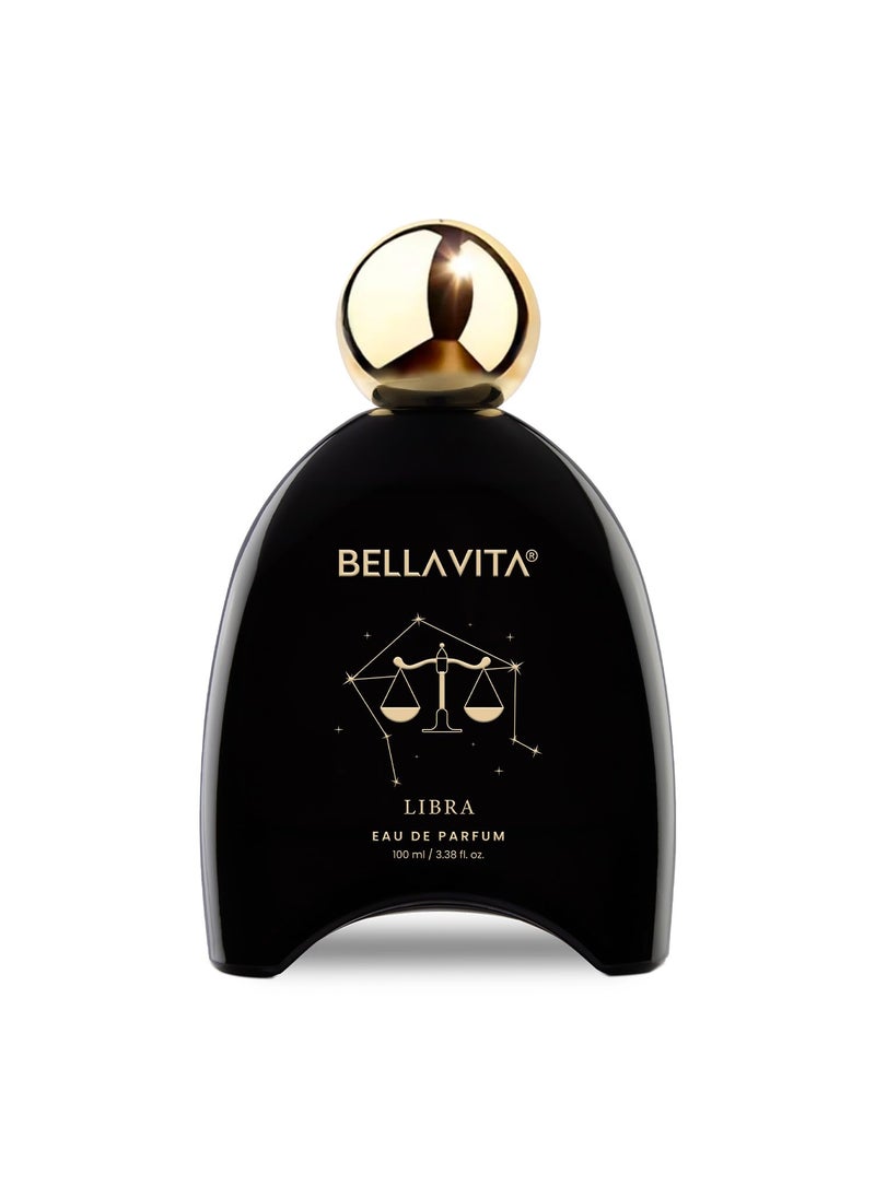 BELLAVITA BELLAVITA Zodiac Collection Libra EDP Unisex Spicy Lavender and Sandalwood Premium Long Lasting Fragrance Perfume for Men and Women 100ml  - Image 1