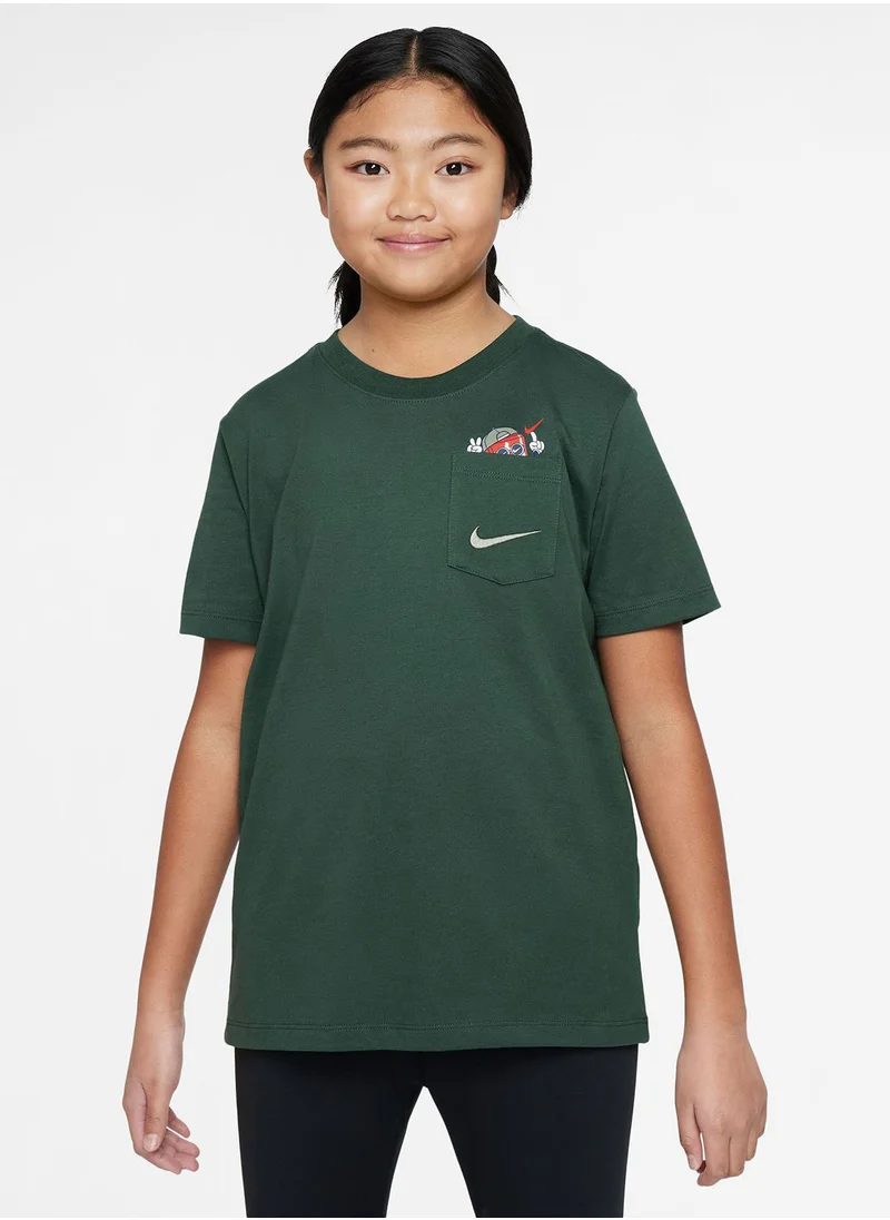 نايكي Nsw Boxy Pocket T-Shirt