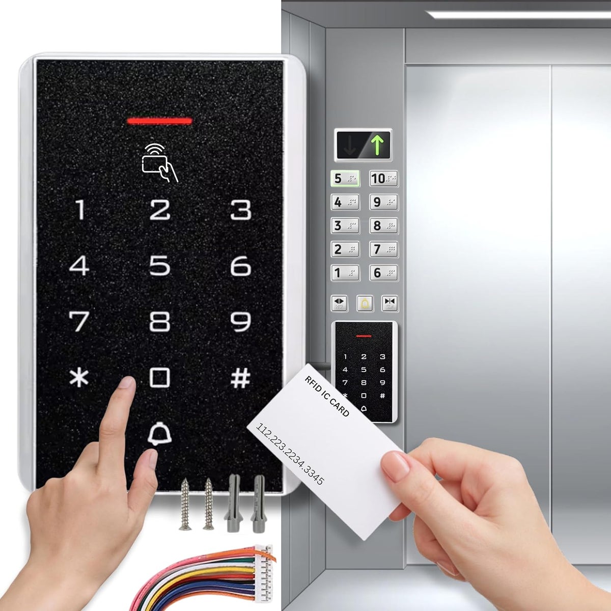 OldArc OldArc Standalone Elevator Access Control Lift Entry Card Reader ...