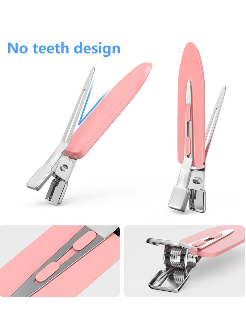 Goolsky Duck Billed Hair Clips, Metal Alligator Hair Clips with Holes, Hair Pins 30 Pcs, Metal Hair Clips for Styling and Makeup, Silver Perfect for Home Use and Salon, Bows DIY. (30pcs Mixed) - Image 4