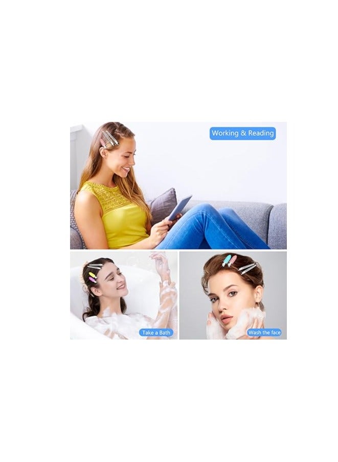 Goolsky Duck Billed Hair Clips, Metal Alligator Hair Clips with Holes, Hair Pins 30 Pcs, Metal Hair Clips for Styling and Makeup, Silver Perfect for Home Use and Salon, Bows DIY. (30pcs Mixed) - Image 5