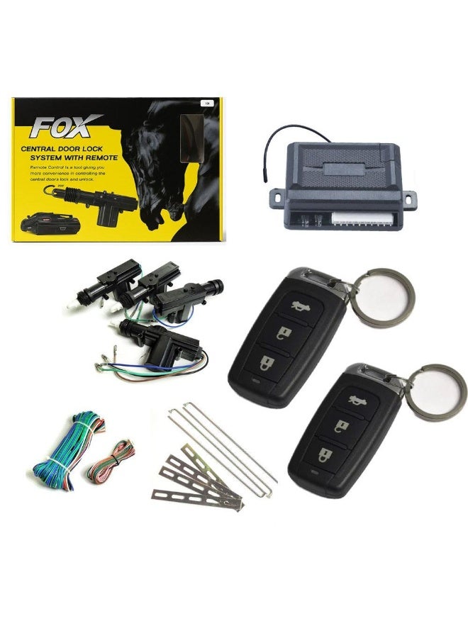 فوكس يوفر قفل مركزي فوكس حماية كاملة لسيارتك بنظام قفل ذكي وسريع - Y102 - Image 4
