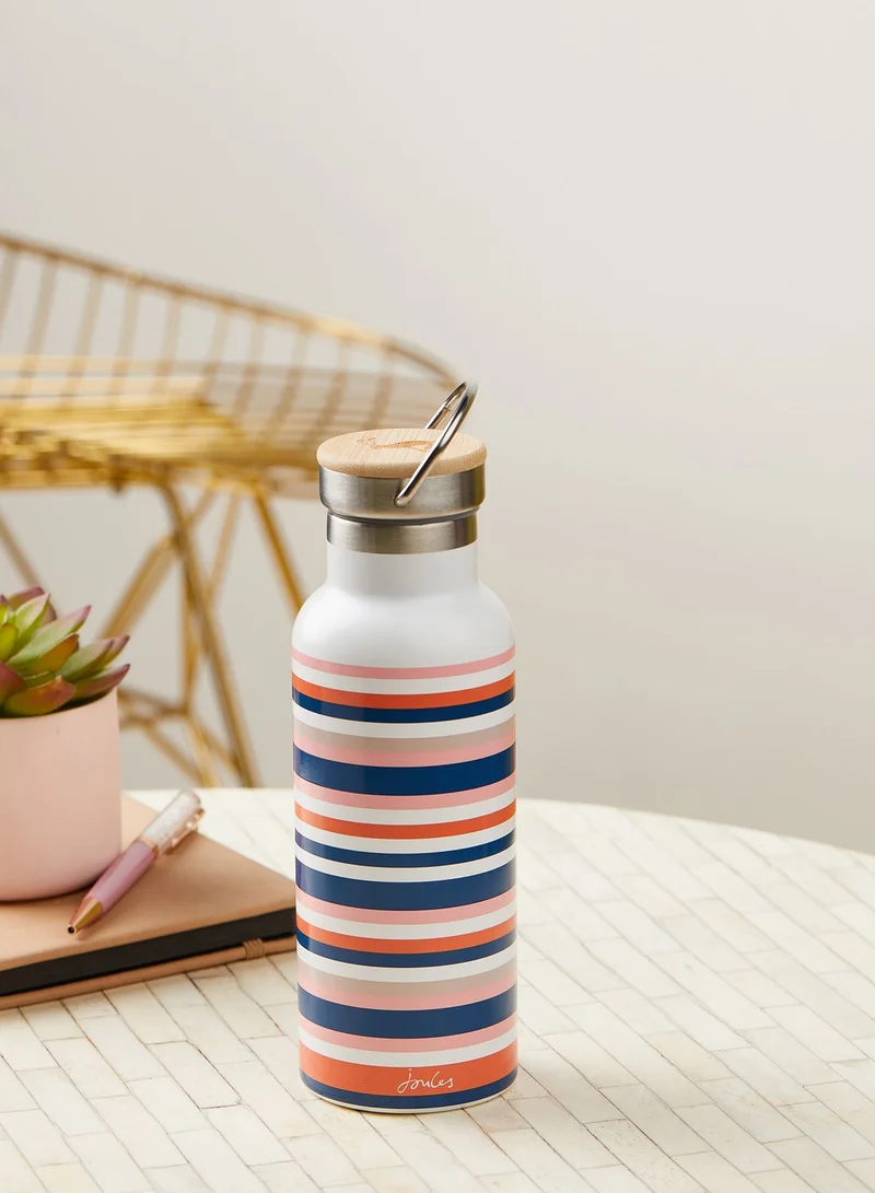 Joules Stripes Metal Water Bottle