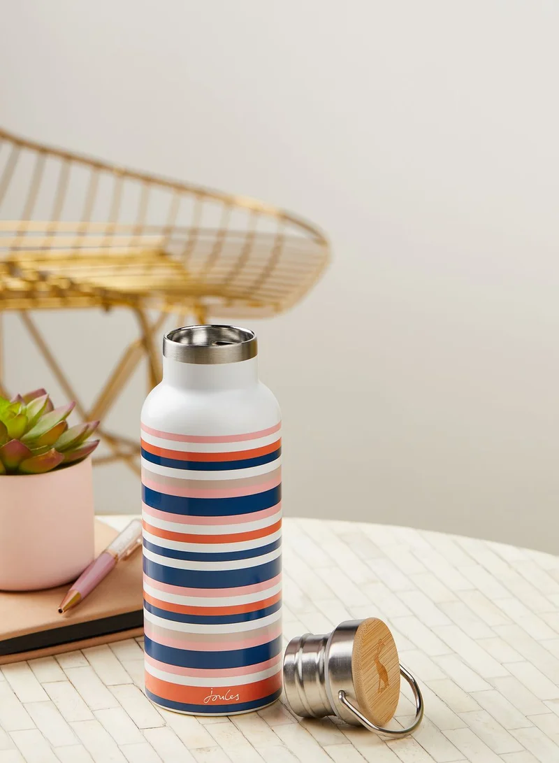 Joules Stripes Metal Water Bottle