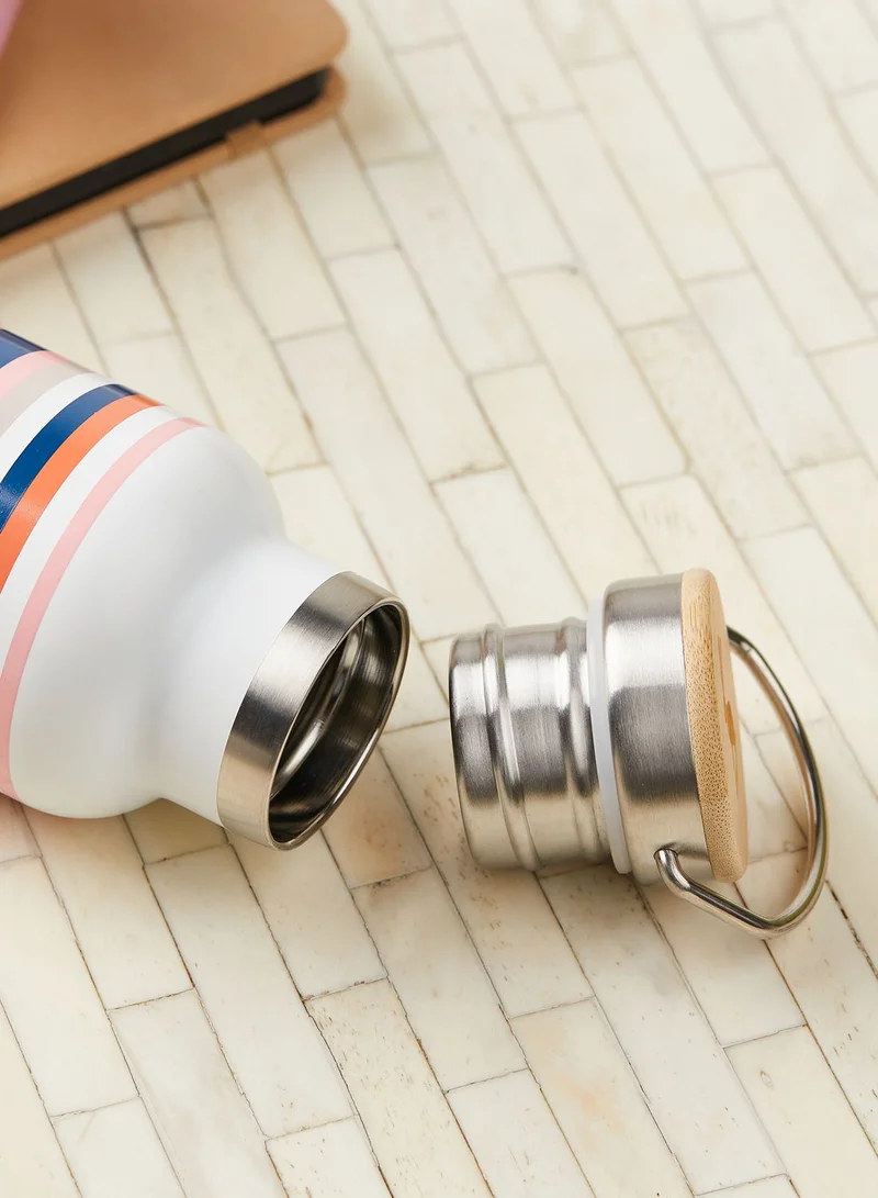 Joules Stripes Metal Water Bottle