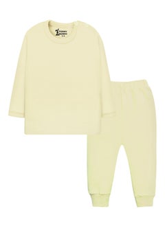 Funny Bunny Pack of 3 Cotton Long Sleeve & Pants Underwear Set for Baby  - Image 3