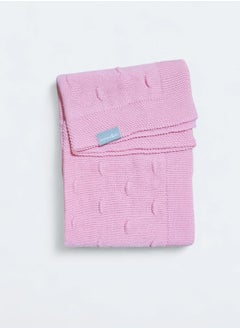Mamas Gift Pink Knitted Blanket  - Image 1