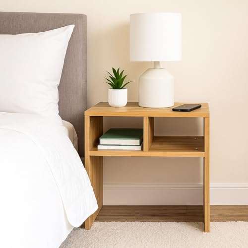 Heartily Linea Modern Wooden End Table/Side Table for Living Room & Bedroom | 17 mm Thick Engineered Wood | (Linea) - Image 4