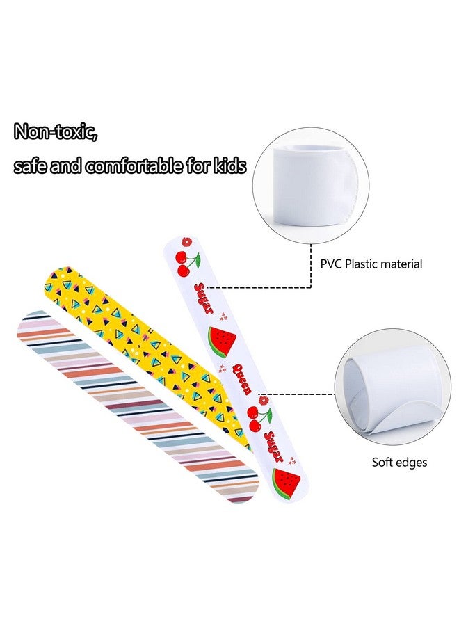 HappyHapi 42 Pack Slap Bracelets White,Diy Slap Bands Party Favors For Birthday,Halloween,Christmas, Blank Soft Wristband School Craft Projects, Diy Painting, Corsage, Vinyl Wrapping - Image 4