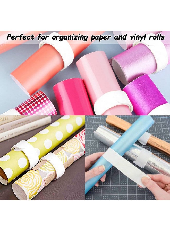 HappyHapi 42 Pack Slap Bracelets White,Diy Slap Bands Party Favors For Birthday,Halloween,Christmas, Blank Soft Wristband School Craft Projects, Diy Painting, Corsage, Vinyl Wrapping - Image 3