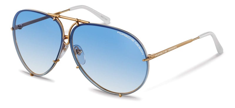 Porsche Design Sunglasses GoldBlueWhite 66mm
