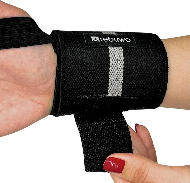 Rebuwo Fitness Weight Support Wristband Power Bracelet 2 Pieces