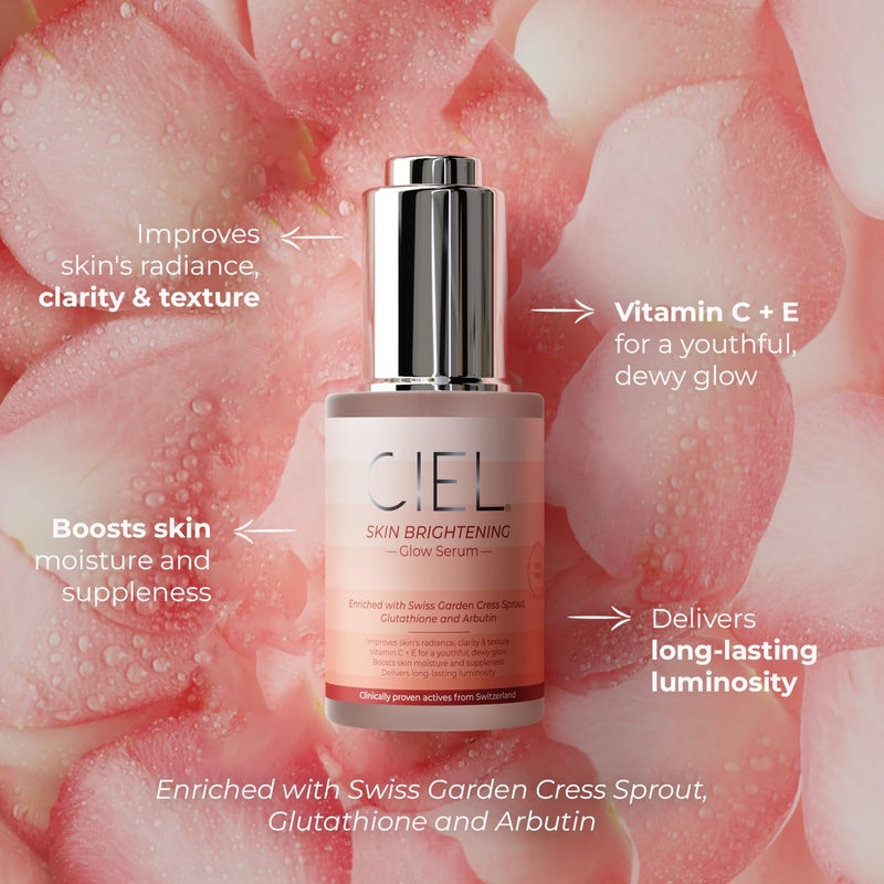CIEL Vitamin C E Skin Glow Serum 100g Brightening Serum for Pigmentation Blemish Dark Spot Reduction For Even Tone Radiant Clear Skin Suitable for All Skin Types - Image 3