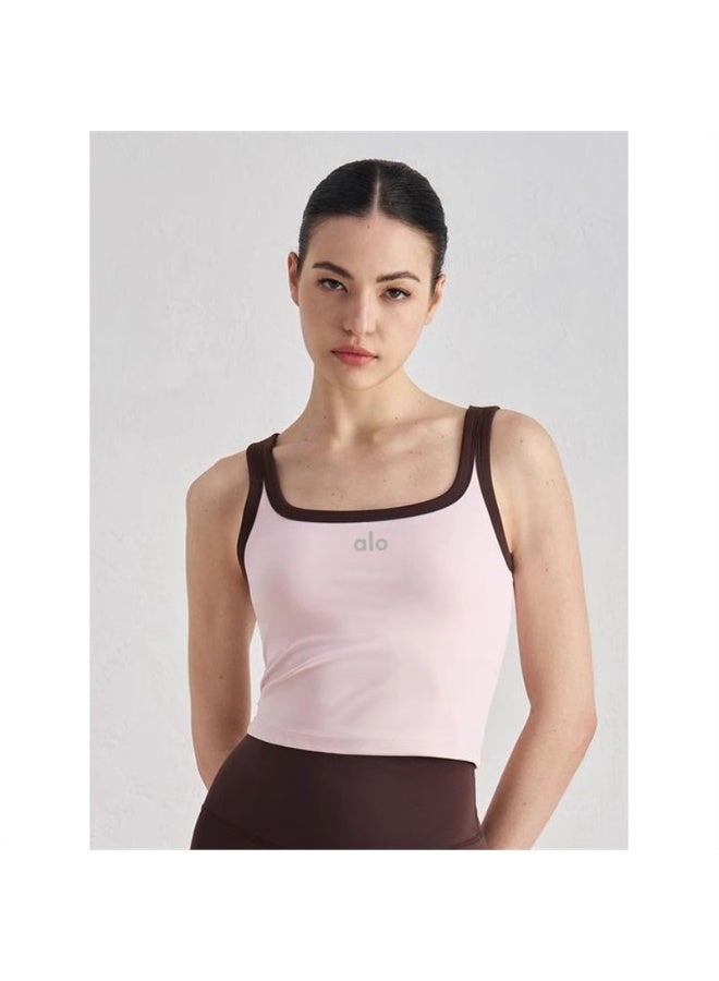 alo Alo Vintage American Sports Tank - The Perfect Companion for Yoga and Running 