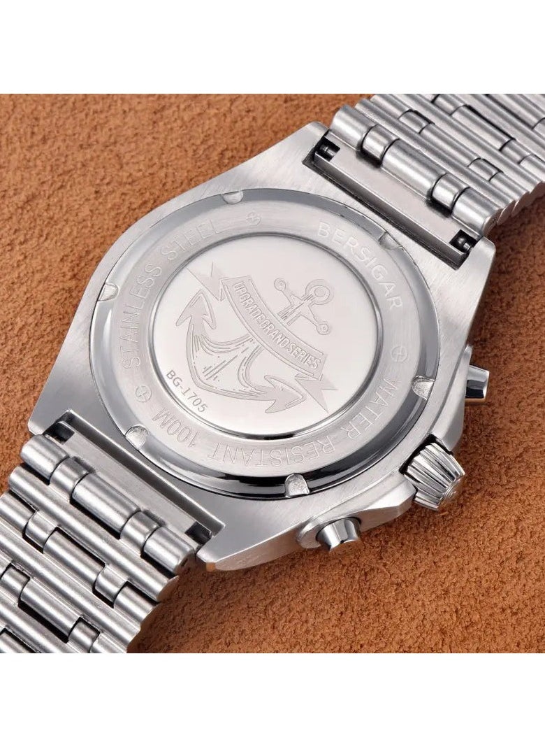 BERSIGAR - Bersigar BG-1705 Bellatrix Stainless Steel Chronograph Watch - Image 1