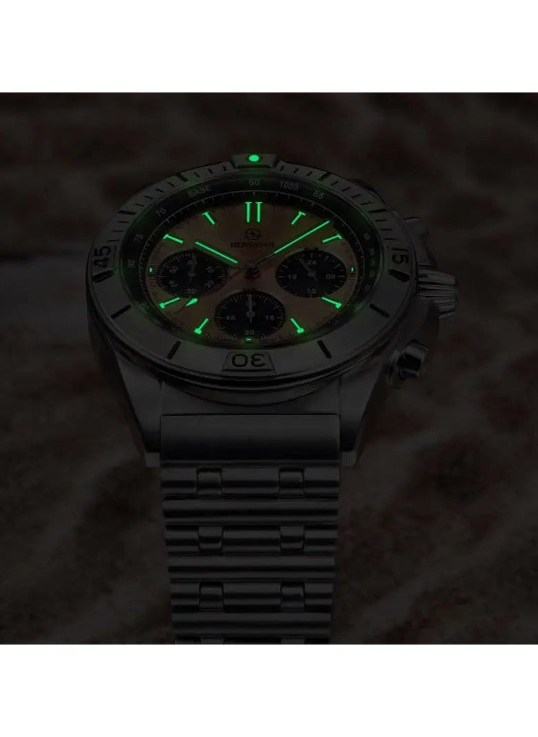 BERSIGAR - Bersigar BG-1705 Bellatrix Stainless Steel Chronograph Watch - Image 1