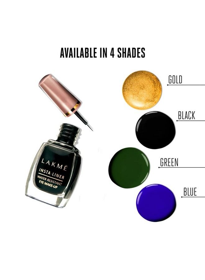 LAKME Insta Eye Liner Black Semi Matte Finish Water Resistant Long Lasting 9 Ml - Image 5