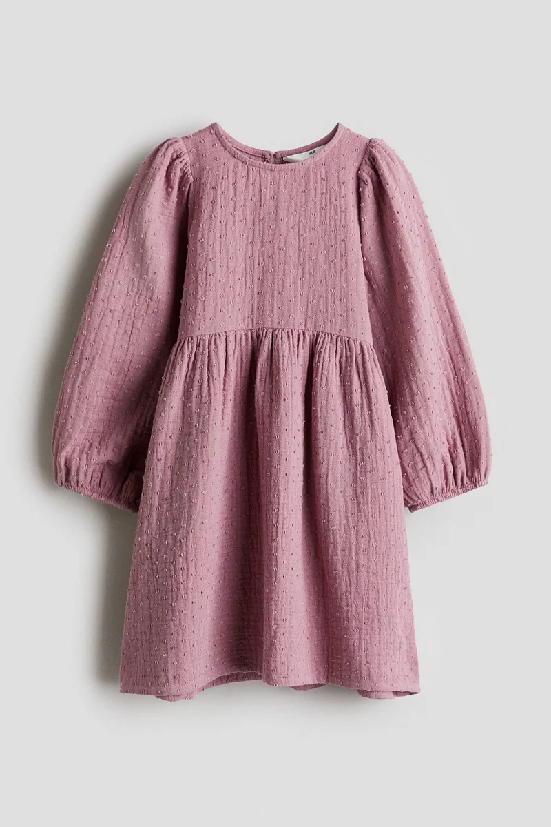 H&M Cotton muslin dress