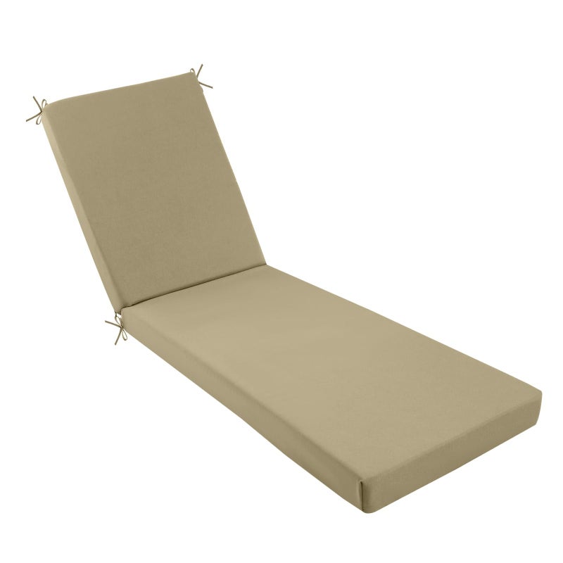 ideehome Chaise Lounge Cushions Outdoor Lounge Chair Cushions for Patio Furniture Weather and Stain Resistant for Lawn Pool