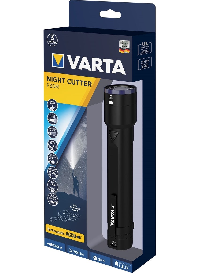 Night Cutter F30R Rechargeable Flashlight