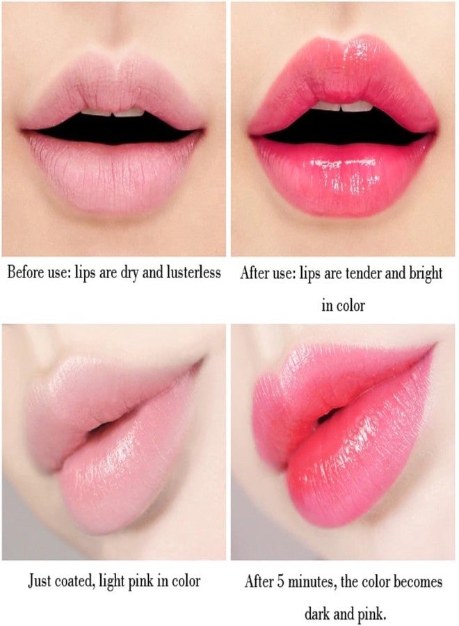 Alku Crystal Clear Flower Lipstick, Color Changing Pink Shade, Temperature Sensitive - Image 3
