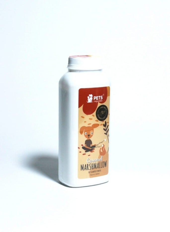 Pets Republic Dry Pawder Shampoo Caramel Marshmallow 200ml