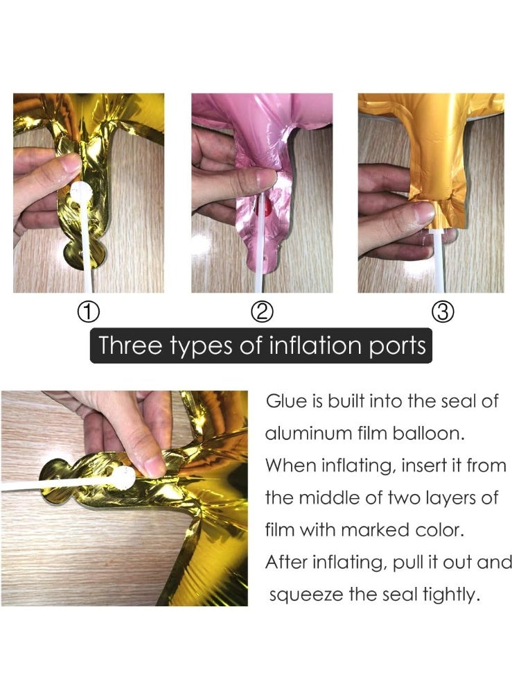 24pcs Heart Shape Foil Balloons Red Kit 18" – Birthday Party Decorations, Wedding Decor, Valentine's Day Balloon - Image 5