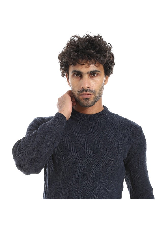 سيزار بلوفر صوف سادة  رجالي - Image 4