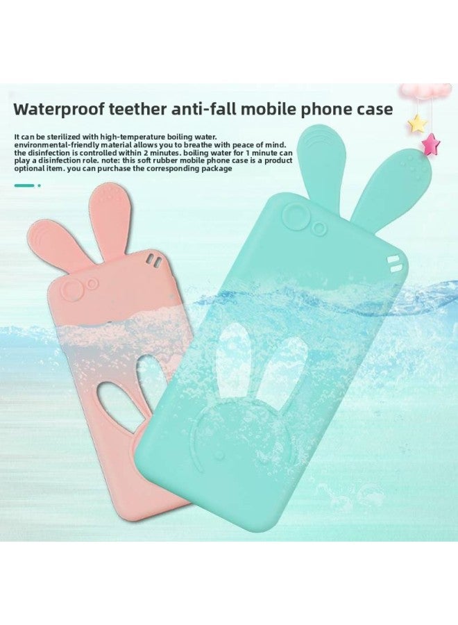 Children's Toys Can Really Bite Baby Baby Touch Screen Early Education Telephone Model Girl Boy-Color:Rechargeable Version Of Princess 6800 Content + Early Education Watch + Mobile Phone Protective  - Image 5