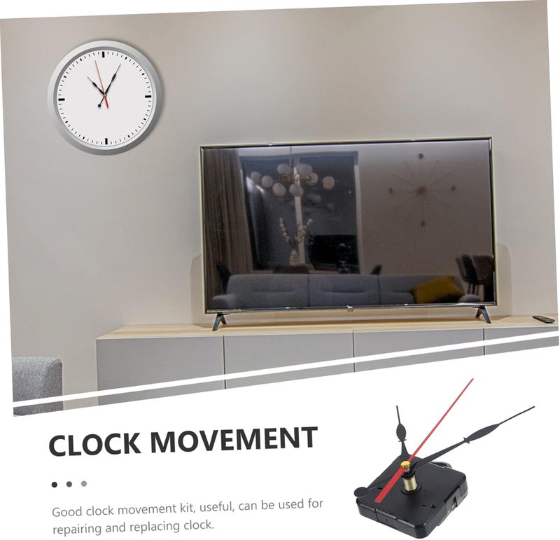 Outanaya 2sets Silent Clock Mechanisms Clock Movement Kits Lightweight Replacement Parts for Use - Image 3